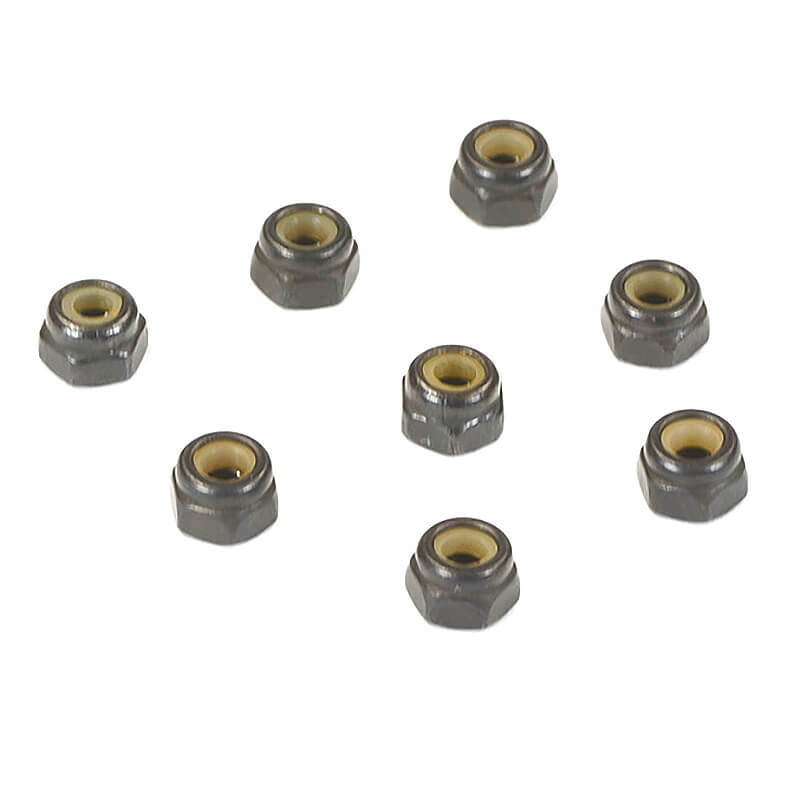 Fastrax Nyloc Nut M2 Black (FASTM2BK)