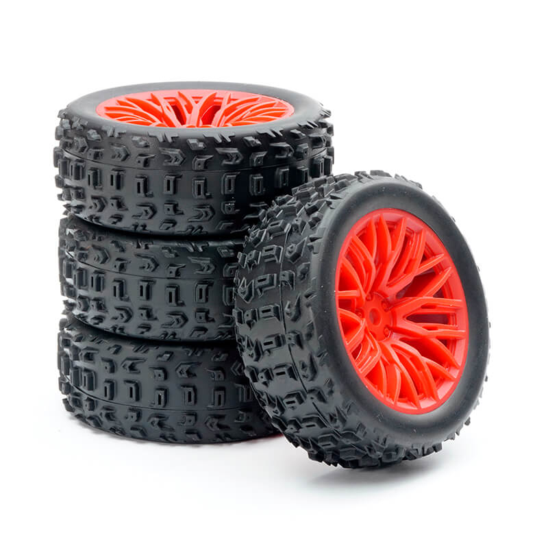Fastrax Arrma Grom Wheel/Tyre 1/18 Set (4Pc) (FTAR070R)