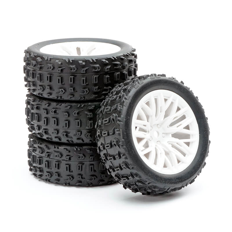 Fastrax Arrma Grom Wheel/Tyre 1/18 Set (4Pc) (FTAR070W)