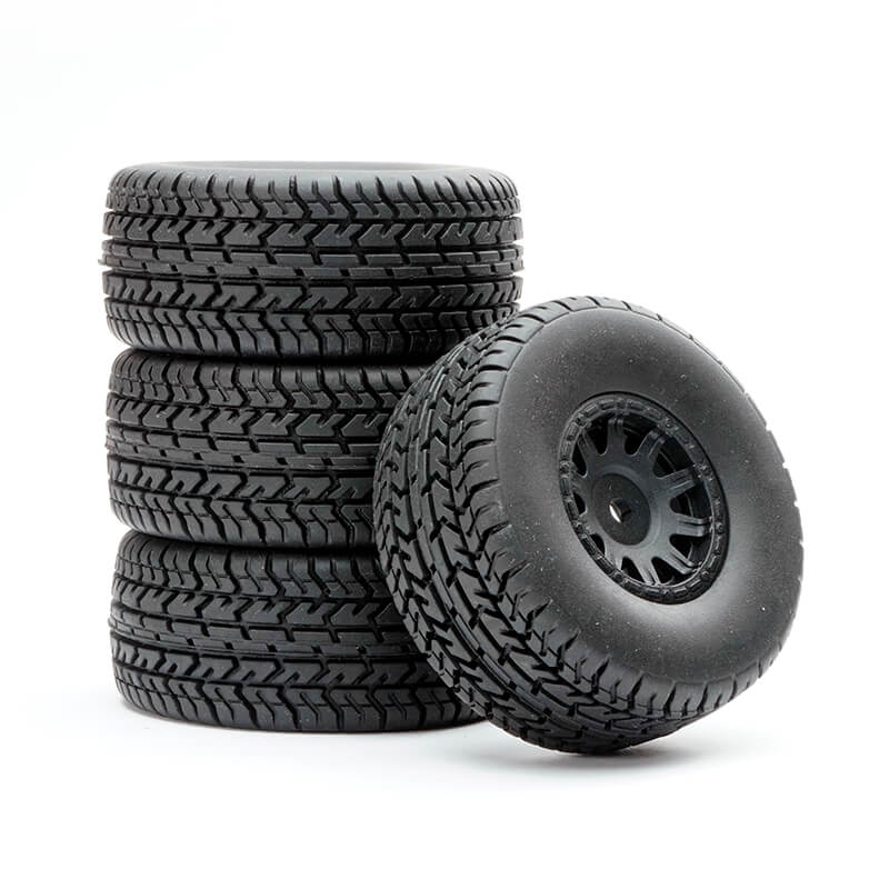 Fastrax Arrma Mojave Wheel/Tyre 1/18 Set (4Pc) (FTAR071BK)