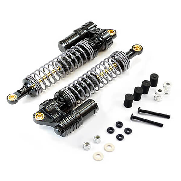 Fastrax Axial Piggyback Shocks (2) For Honcho &amp; Dingo (FTAX27)