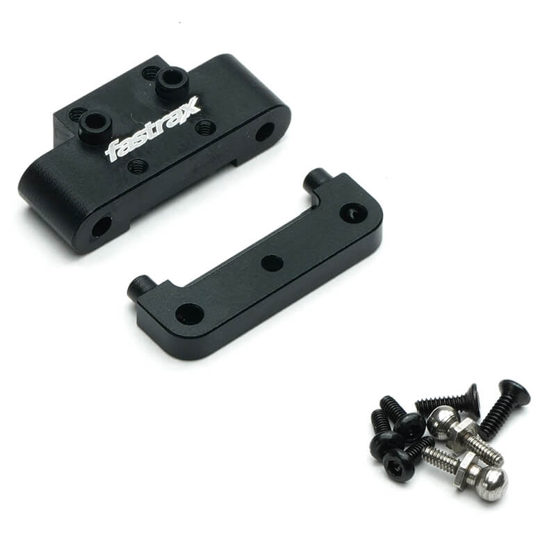Fastrax Losi Micro-B Aluminium Front Arm Mount (2Pc) (FTLS08BK)