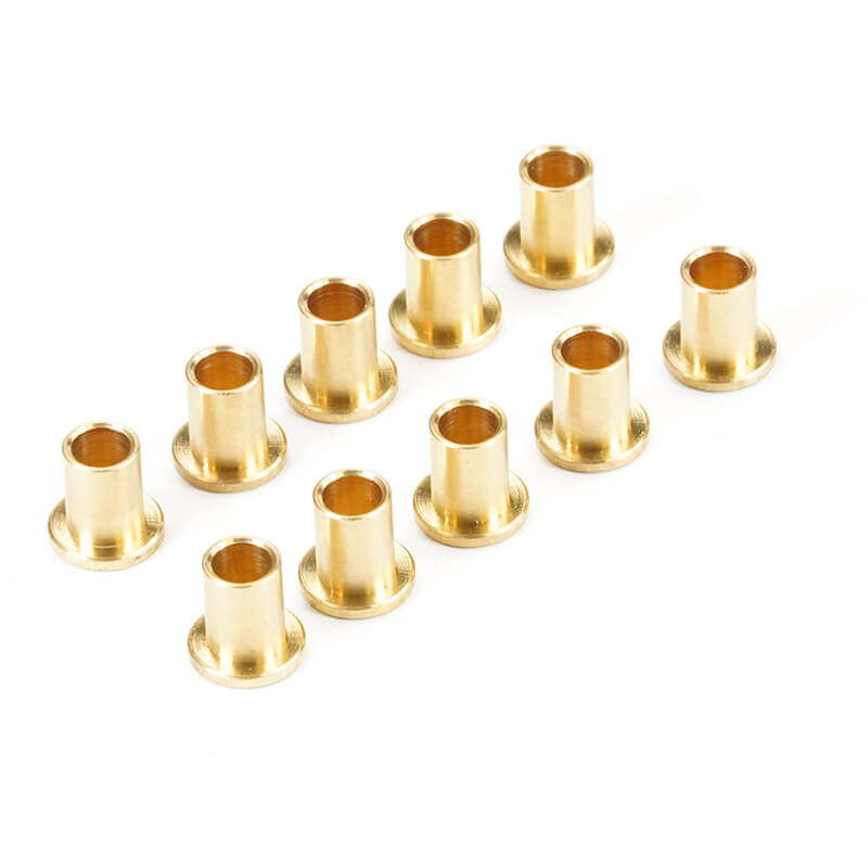 Fastrax Tamiya TT02 Shocks Brass Collar Set (10Pc) (FTTA014C)