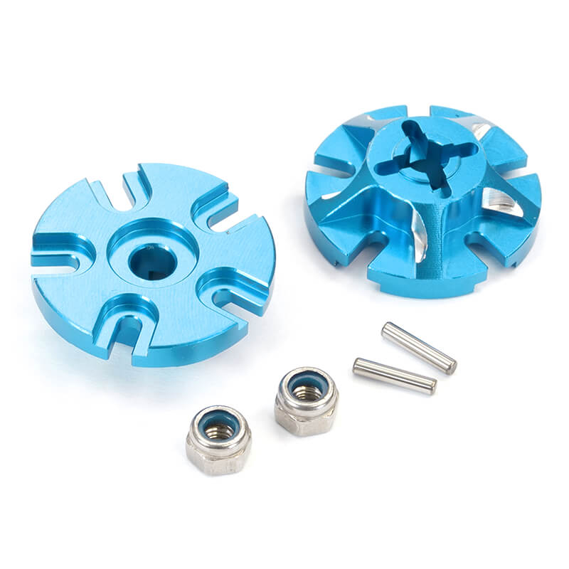Fastrax Tamiya CW-01 Aluminium Wheel Hubs (Pr) (FTTA128B)