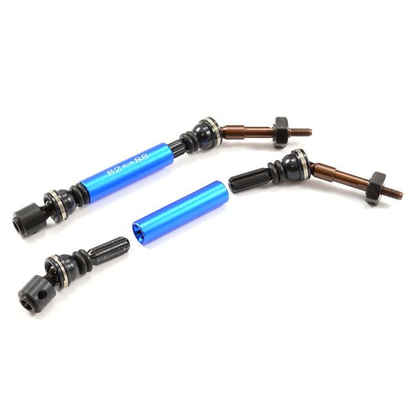 Fastrax TRX Adj Rear Univ Shafts Fits Slash, Vxl, Rustler, Slash 4X4 (2) (FTTX262)