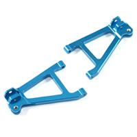 Fastrax TRX Blue Aluminium Front Lower Arms Fits Mini Slash (FTTX280)