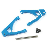 Fastrax TRX Blue Alum Rear Upper Arms Fits Mini Slash (FTTX283)