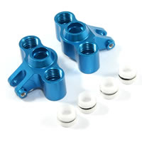 Fastrax TRX Blue Front/Rear Knuckle Arm Fits Mini Slash/Mini E-Revo (FTTX284)