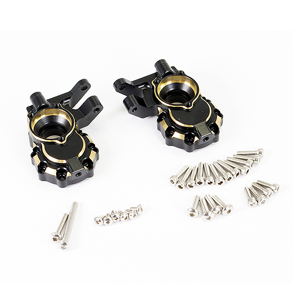 Fastrax TRX-4 Brass Bk Front Steering Knuckles (2) (FTTX314BRB)