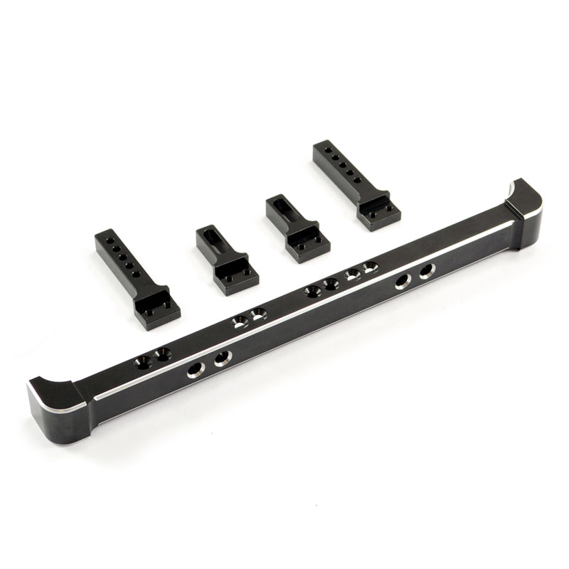 Fastrax TRX-4 Aluminium Rear Bumper Set (FTTX326BK)