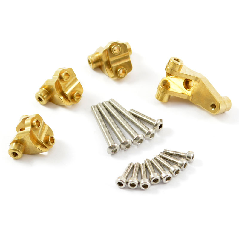 Fastrax TRX-4 Brass Front/Rear Link Mount Set (FTTX331BR)