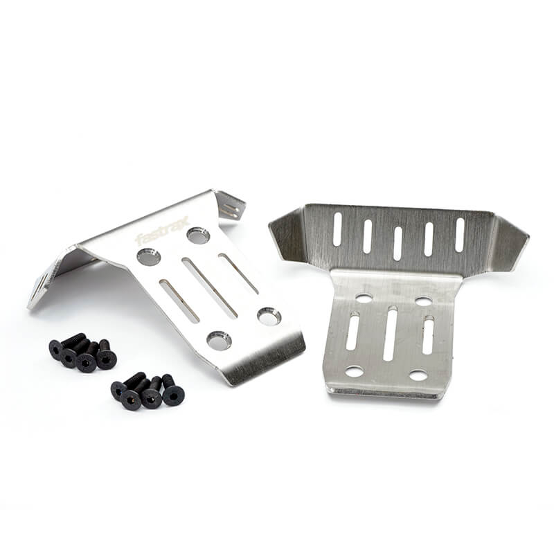 Fastrax Sledge Stainless Steel Front/Rear Armor Skid Plate K (FTTX431)