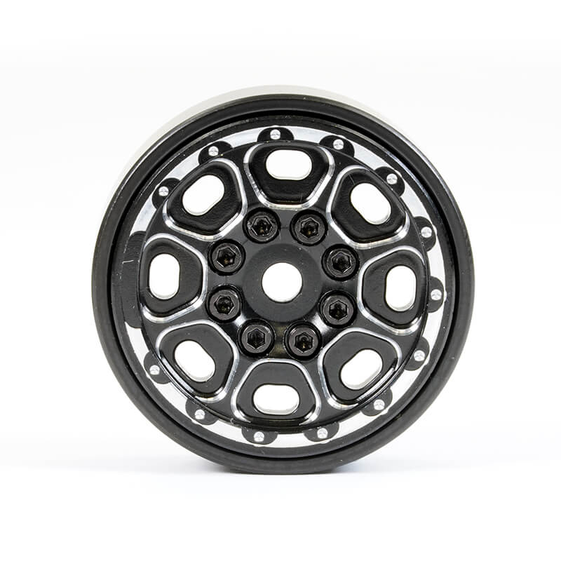 Fastrax TRX-4M CNC Beadlock Wheels (4) - Black (FTTX468BK)