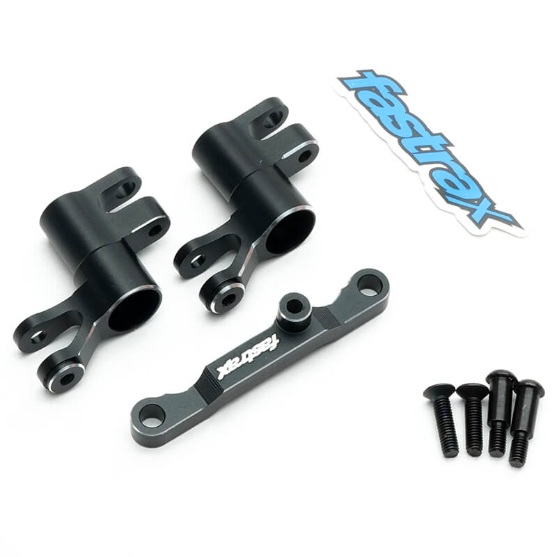 Fastrax Mini Maxx 7075 Aluminium Steering Bar &amp; Cranks (FTTX500BK)