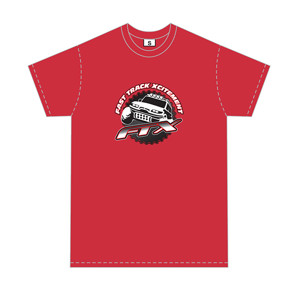 FTX Gear Logo Brand T-Shirt Red - X Large (FTX0001XL)