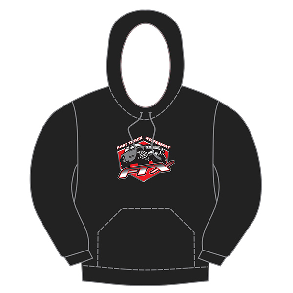 FTX Badge Logo Brand Pullover Hoodie Black - Small (FTX0004S)