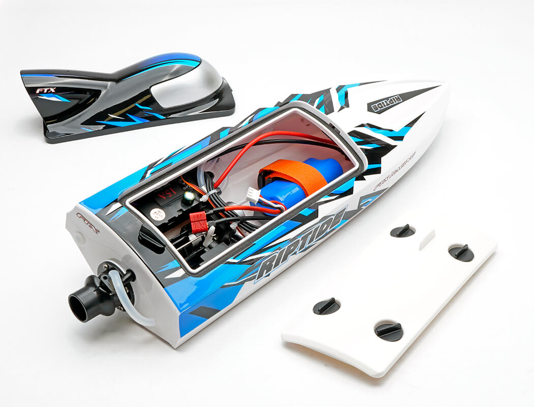 FTX RC Riptide Turbojet Brushless Speed Boat 41CM - Blue (FTX0780B)