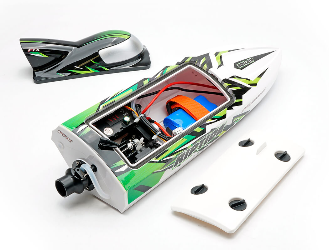 FTX RC Riptide Turbojet Brushless Speed Boat 41CM - Green (FTX0780G)