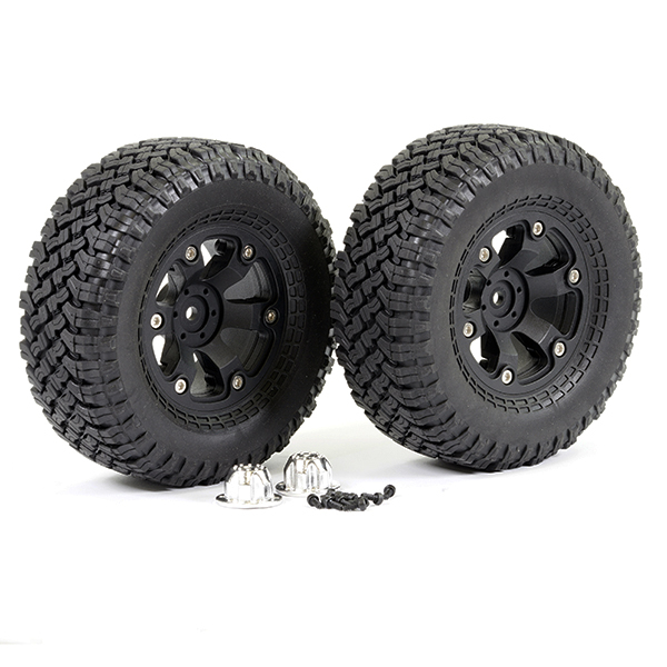 FTX Outback 3 Complete Mounted Wheel &amp; Tyre (Pr) 100mm (FTX10029)