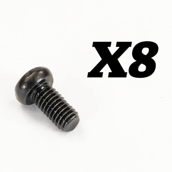 FTX Rokatan Round Head Cross Screw M3X6 (FTX10182)