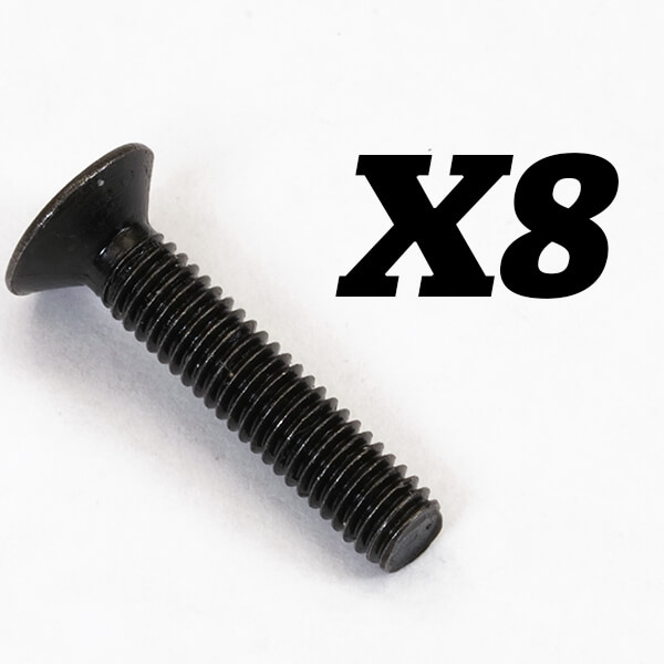 FTX Rokatan Flat Head Cross Screw M3X15 (FTX10196)