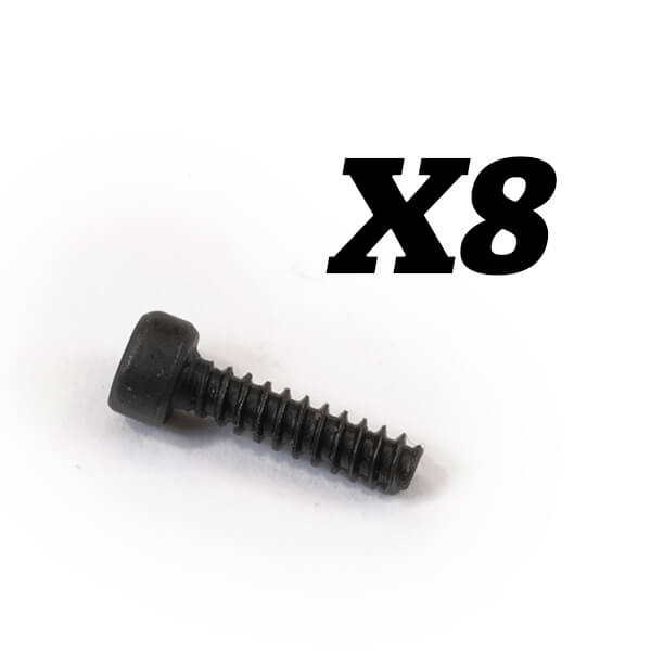 FTX Cap Head Self-Tapping 2X8mm Screws (FTX10357)