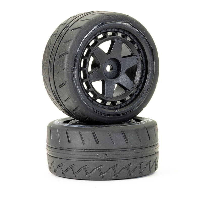 FTX Stinger Rear 32Mm Rubber Wheel/Tyres (Pr) (FTX10571)