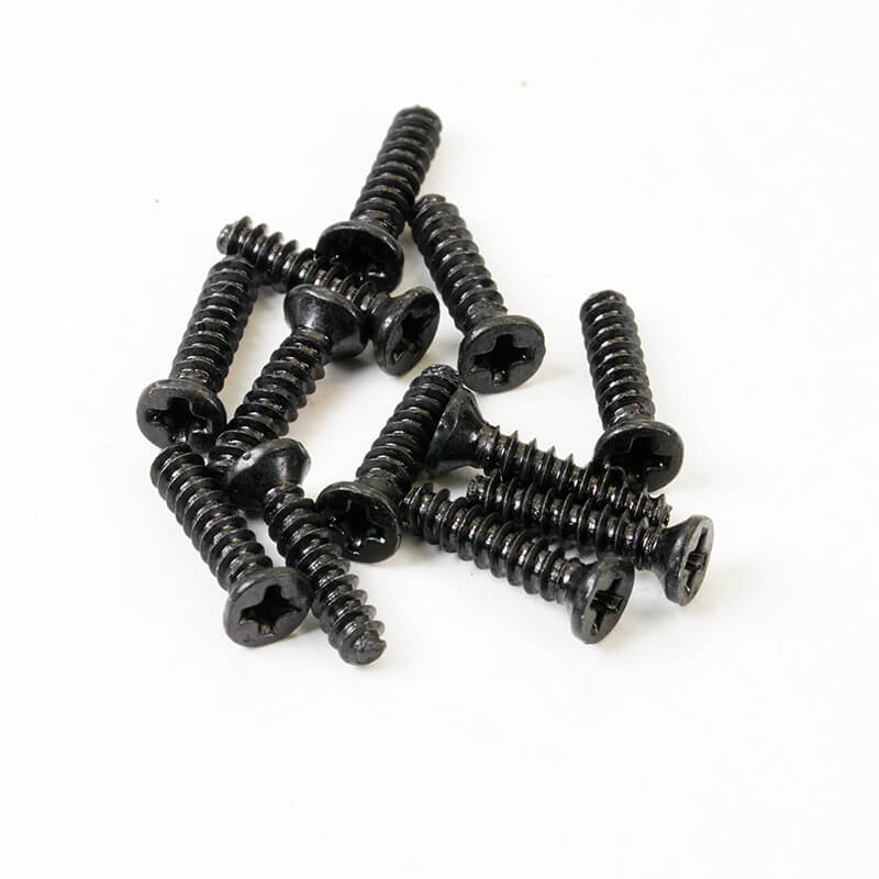FTX Havok Flathead Self Tapping Screws 2.3 X 10mm (12Pc) (FTX10646)