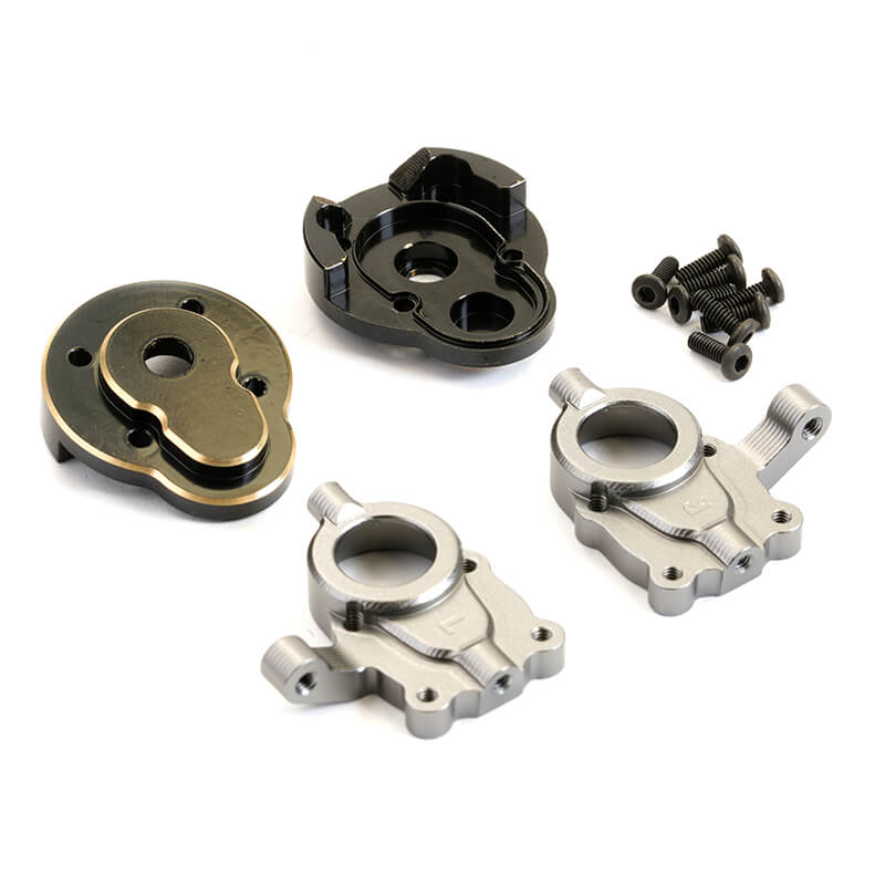 FTX Utah Machine Aluminium Front Portal Hub Set V2 (FTX10851)