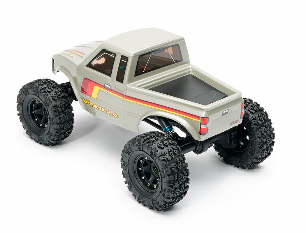 FTX Utah 2.0 1:18 Brushless 2-Speed LCG Crawler Grey (FTX5476GY)