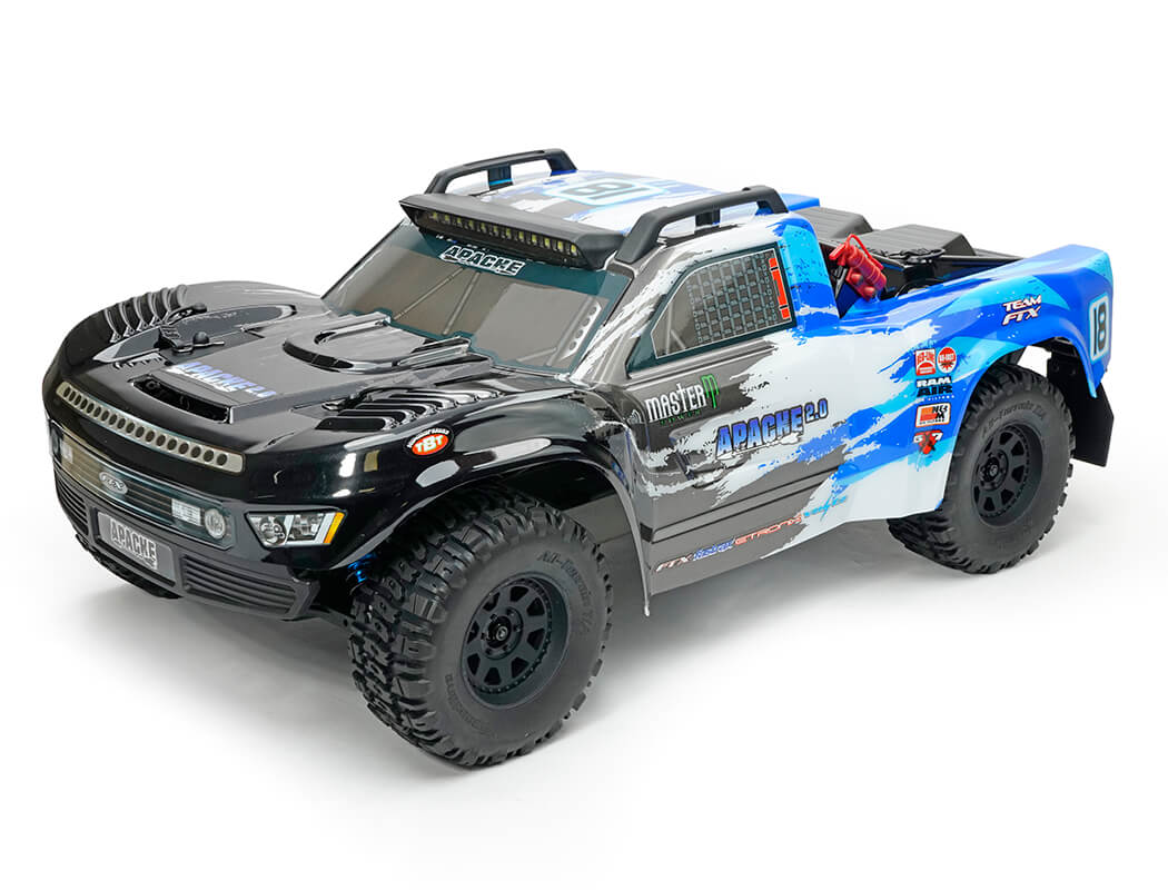 FTX Apache 2.0 1:10 Brushless Trophy Truck RTR - Blue (FTX5498V2B)