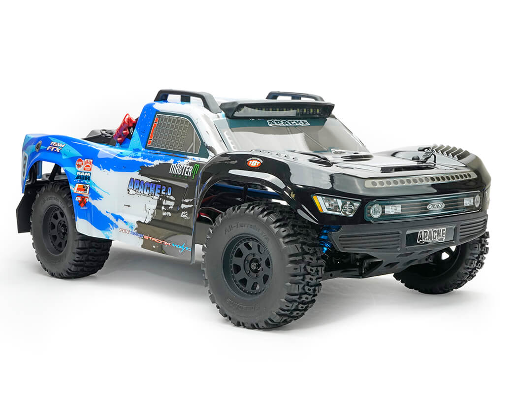 FTX Apache 2.0 1:10 Brushless Trophy Truck RTR - Blue (FTX5498V2B)