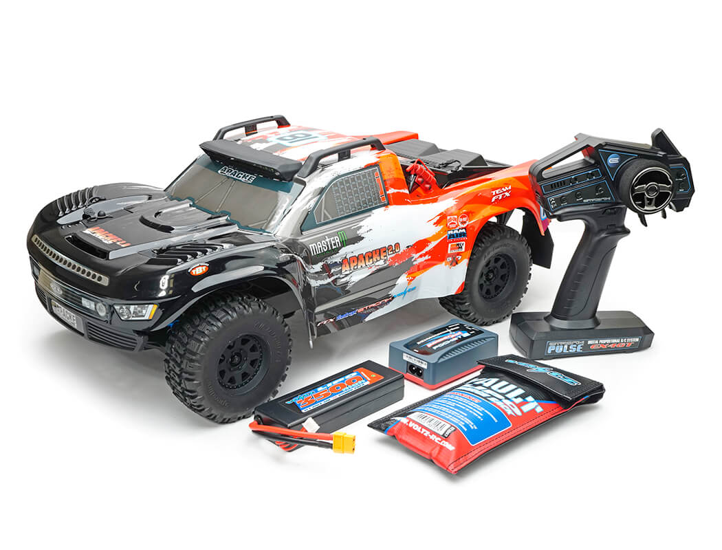 FTX Apache 2.0 1:10 Brushless Trophy Truck RTR - Red (FTX5498V2R)
