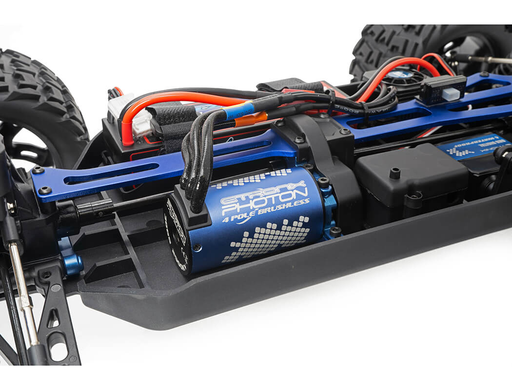 FTX Khaos 1:10 Brushless 4wd Truggy RTR - With 3S Lipo & Charger - Blue (FTX5564B)