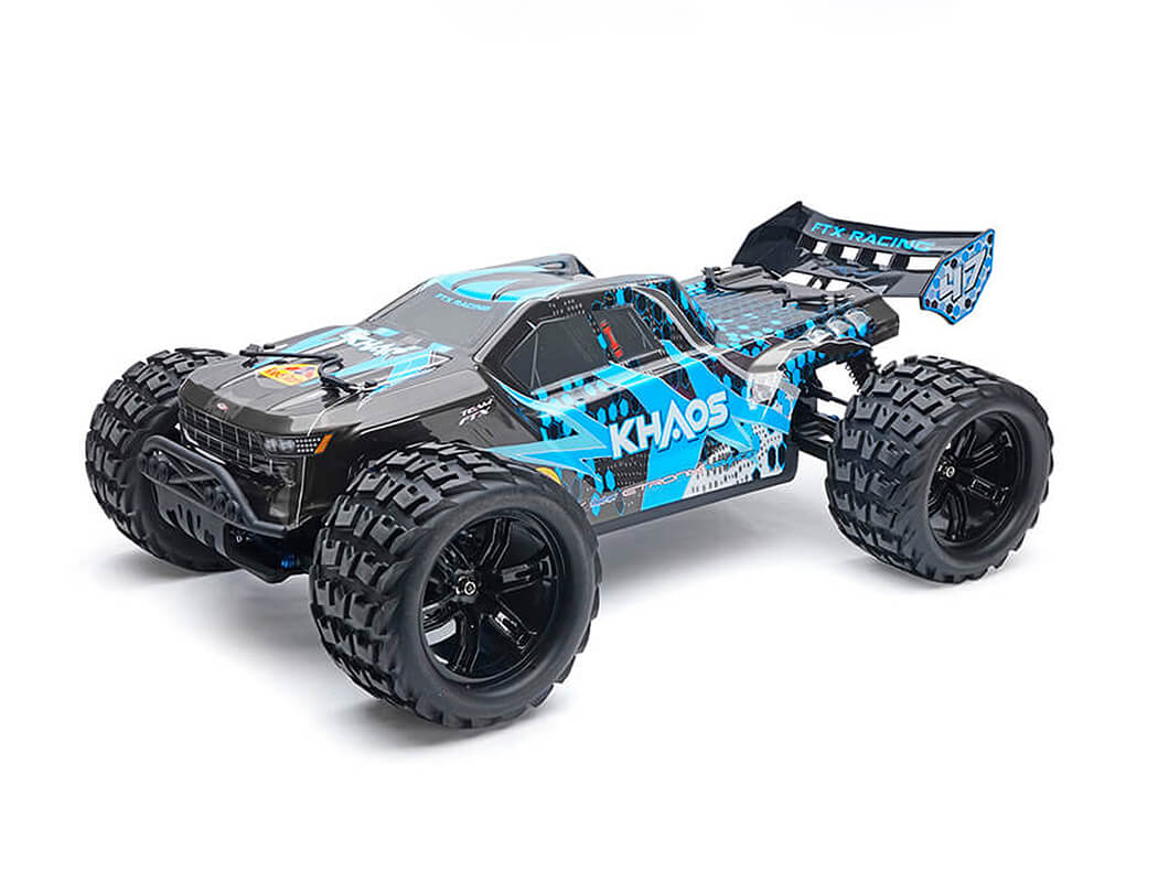 FTX Khaos 1:10 Brushless 4wd Truggy RTR - With 3S Lipo & Charger - Blue (FTX5564B)