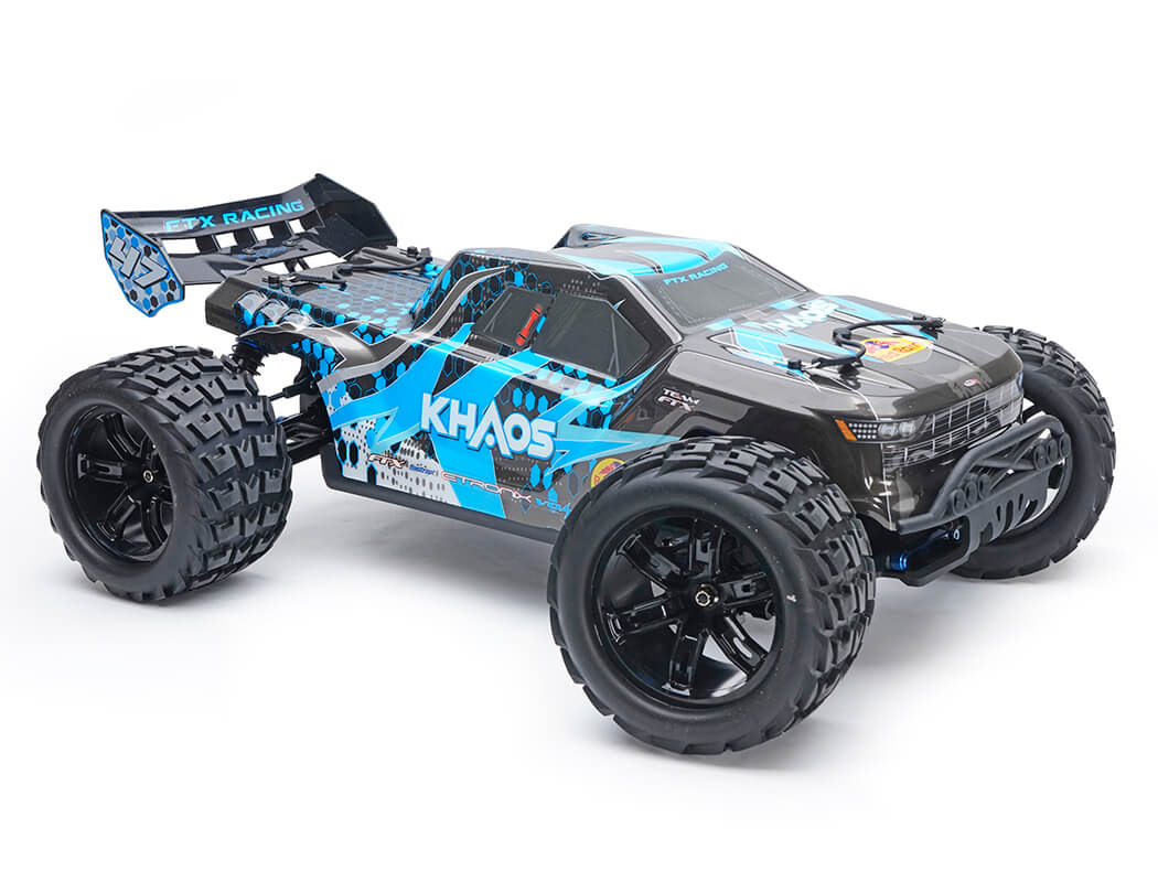 FTX Khaos 1:10 Brushless 4wd Truggy RTR - With 3S Lipo & Charger - Blue (FTX5564B)