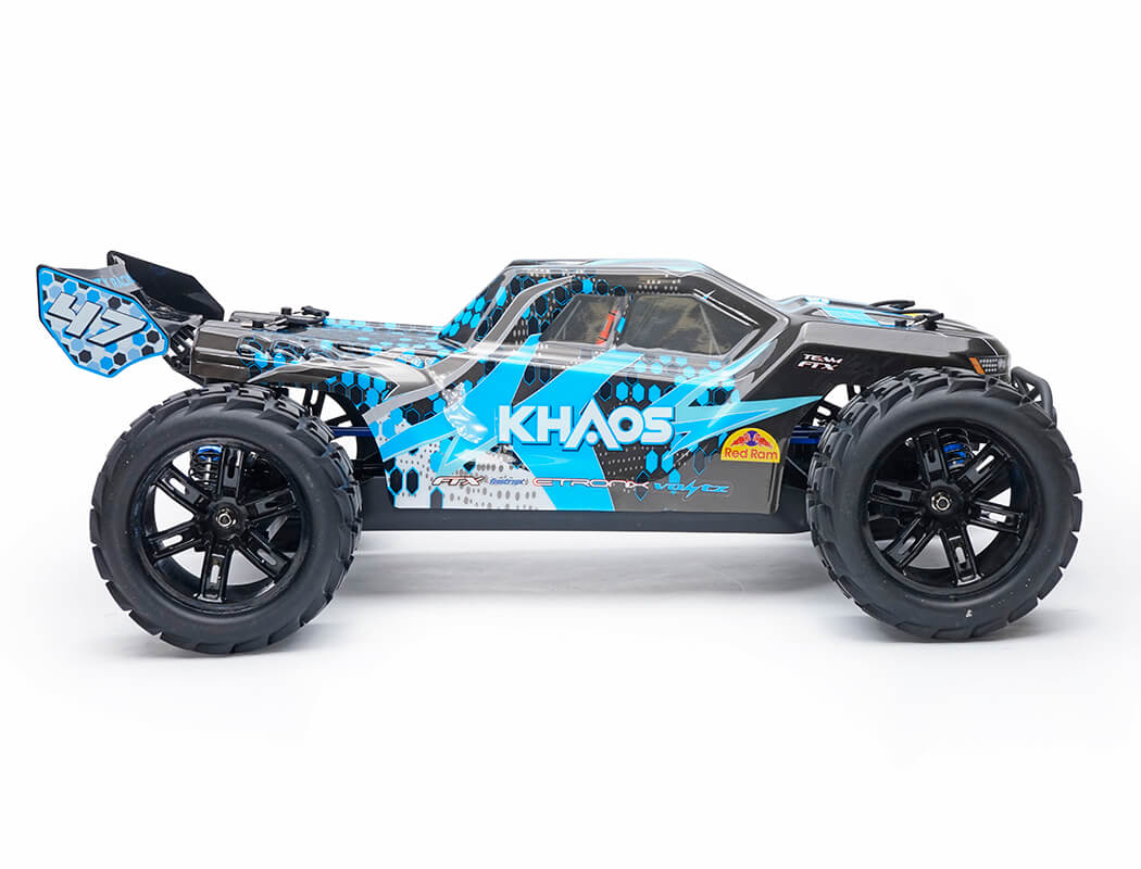 FTX Khaos 1:10 Brushless 4wd Truggy RTR - With 3S Lipo & Charger - Blue (FTX5564B)