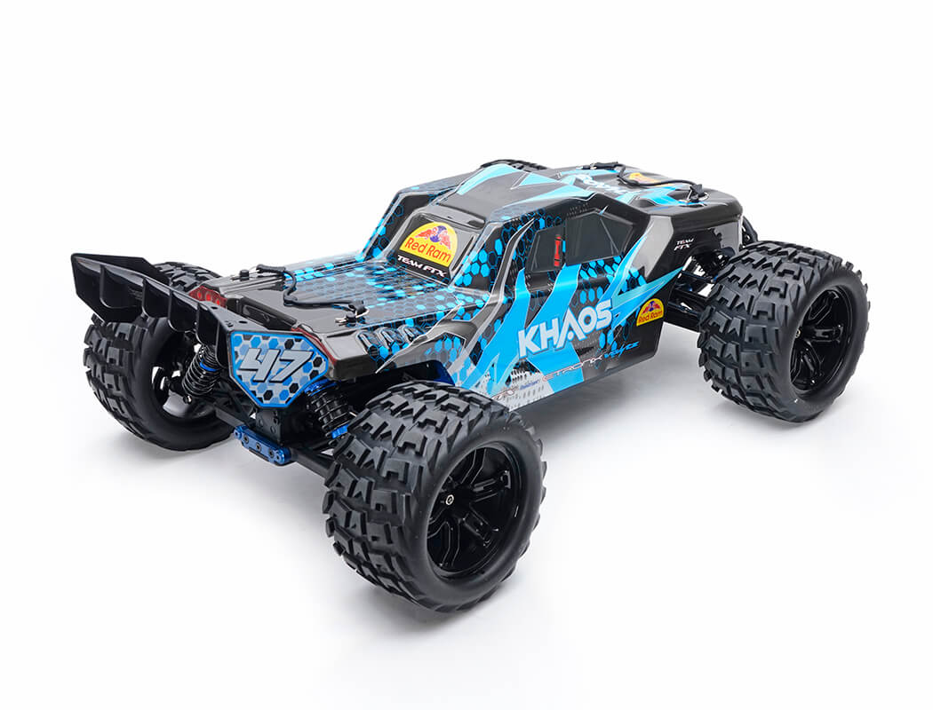 FTX Khaos 1:10 Brushless 4wd Truggy RTR - With 3S Lipo & Charger - Blue (FTX5564B)