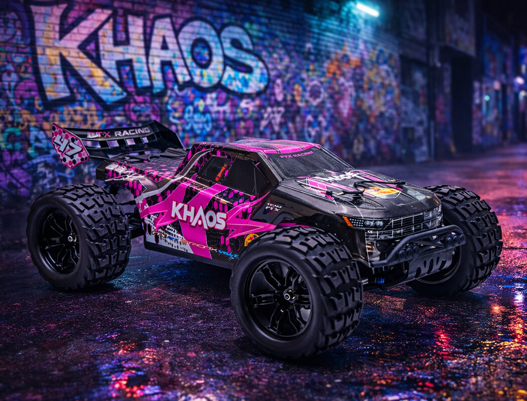 FTX Khaos 1:10 Brushless 4wd Truggy RTR - With 3S Lipo & Charger - Purple (FTX5564P)