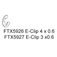FTX E-Clip 3X0.6mm (FTX5927)