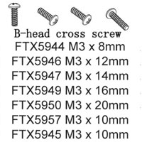 FTX Button Head 3X10mm 12Pcs (FTX5957)