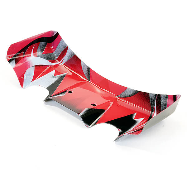 FTX Vantage 2.0 Printed Red/Black/White Rear Wing (FTX6290R)