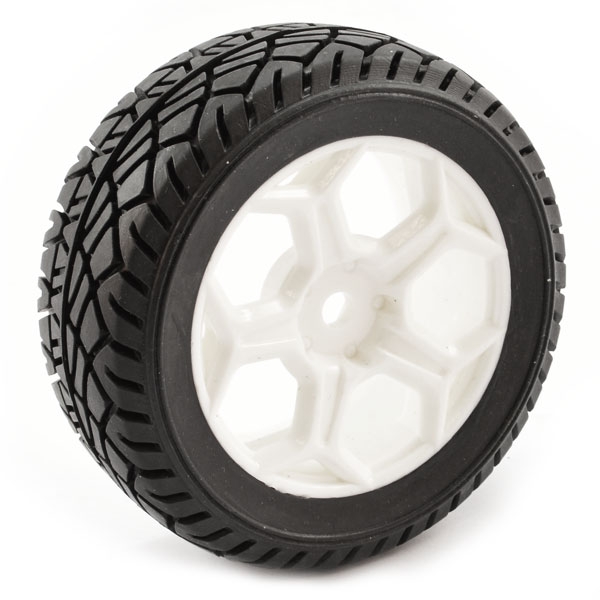 FTX Hooligan Rally Lp Treaded Wheel/Tyres White (Pr) (FTX6477W)