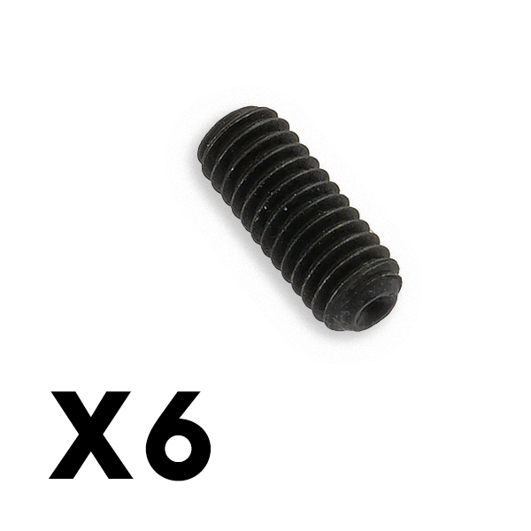 FTX Droop Set/Grub Screws M4*10 6pcs (FTX6543)