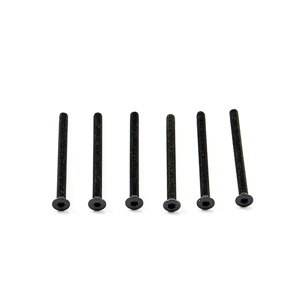 FTX Zorro Flat Head Hex Screw M3X40mm (6pcs) (FTX6967)