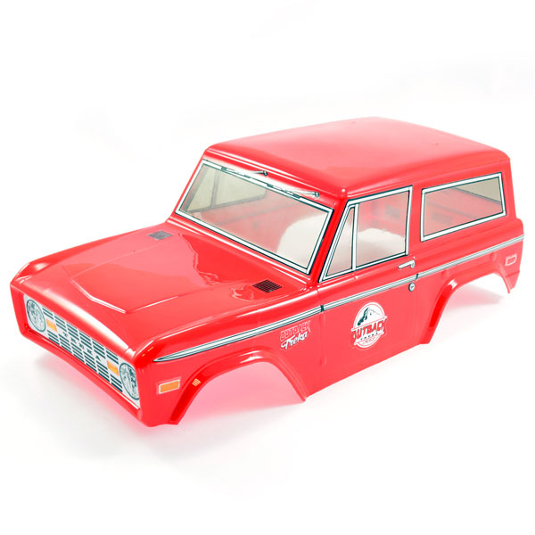 FTX Outback Painted Treka Bodyshell - Red (FTX8191R)