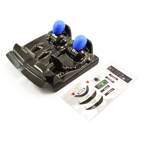 FTX Outlaw Driver Cockpit W/Blue Decals (FTX8337B)