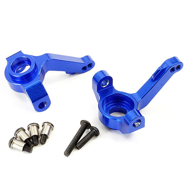 FTX Mauler Aluminium Steering Block Carriers (2pcs) - Blue (FTX8831B)