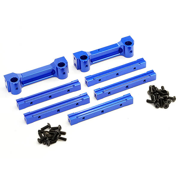 FTX Mauler Aluminium Chassis Brace Set - Blue (FTX8839B)