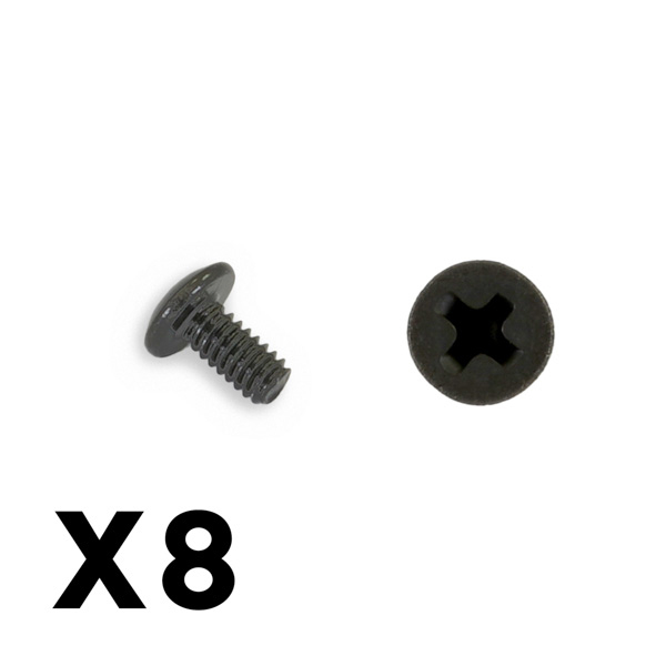 FTX Outback Mini 3.0 Button Head Metric Hex Screw 2X4 (8pcs) (FTX8920)
